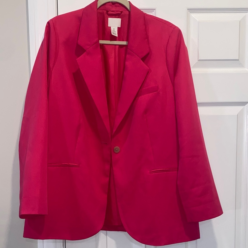 H&M Women's Hot Pink Blazer